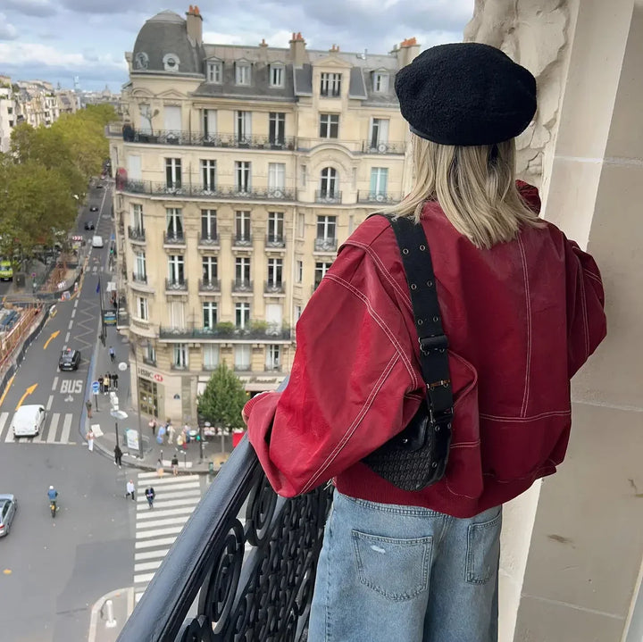 Estelle™ | Veste rouge audacieuse